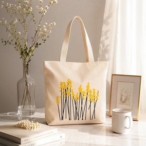 Wholesale Parvaaz Exports Llp Fashion Eco Friendly Cotton <b>Canvas</b> Medium Tote Bag Letter Custom Printed Reusable Shoulder Shops - Product Image 3