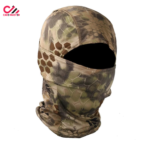 High Quality Custom Striped Full Face Ski <b>Mask</b> Breathable 3-Hole Balaclava Hat for Sports & Fishing Knitted Balaclava - Product Image 1