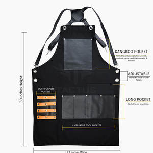 Delantal de Barbería para Trabajo Profesional de Corte y Peinado, Delantal de Peluquería Ligero y de Diseño Cómodo - Product Image 4