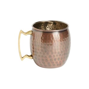 Wholesale Hand Crafted Hammered Finish Eco-Friendly Copper <b>Mugs</b> Custom Logo Professional Bar Accessories Drinking <b>Mug</b> for Hotel - Product Image 2