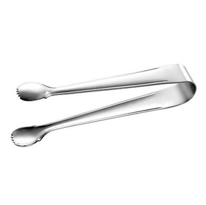 Pince à glaçons en acier inoxydable finition argent brillant pour seau à glaçons, sucres en cubes et service de bar - Product Image 6