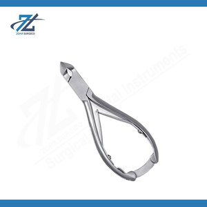 Pink Stainless Steel Full Jaw <b>Cuticle</b> Nipper Extreme Sharp Manicure Trimmer Waterproof Nail Care Beauty <b>Tool</b> Made Pakistan - Product Image 3