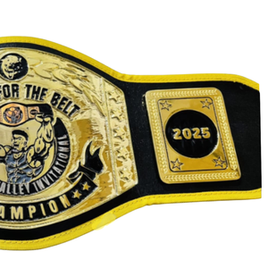 การแข่งขันเพื่อแชมป์เข็มขัดประจำปี 2025 ทีเมคูลา วัลเล่ย์ อินวิทเชอเรชั่น ดีไซน์สีทองและสีดำ คุณภาพพรีเมียม - Product Image 4