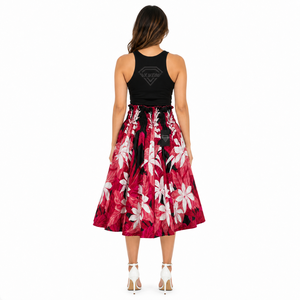 Women New Style Hawaiian Tropical Floral Autumn Maxi <b>Skirt</b> Beach Vacation Casual Lightweight Flowy <b>Skirt</b> Wear Cheap Price OEM - Product Image 5