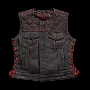 Chalecos de Cuero para Mujer, Estilo Club, para Motocicleta - Product Image 1