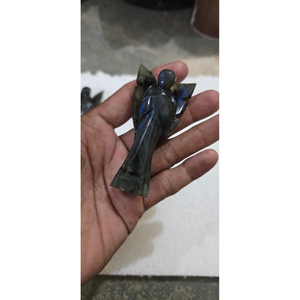 Figuras de Ángeles de Labradorita de Cristal al por Mayor de 3 Pulgadas, Talladas a Mano, Torre de Hadas del Amor, Artesanías de Cristal, Ángeles - Product Image 3