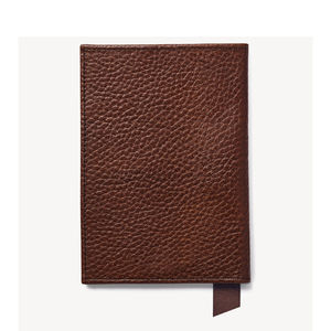 Genuine PU Leather Vintage RFID Blocking Short Open Passport <b>Holder</b> Top-layer Cowhide Clip Simple Card ID <b>Holder</b> <b>Wallet</b> - Product Image 5
