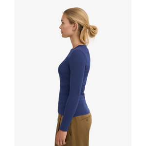 Camisa de manga larga para mujer con botones y logotipo personalizado, blusa informal de negocios para trabajo, color liso. - Product Image 4