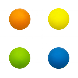 Custom logo, hoogwaardige duurzame rubberen springbal, handbal, 60mm holle high bounce bal, stuiterbal - Product Image 1