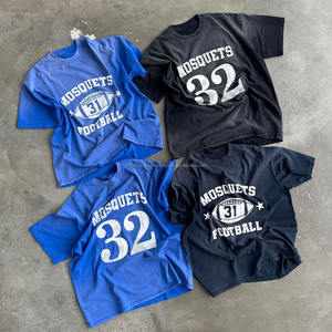 Camiseta de fútbol americano antiarrugas hecha a medida con estilo, ropa de equipo transpirable para hombres y mujeres, camisetas antibolitas con estampado a granel - Product Image 6