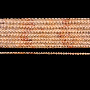 Cuentas de circonita AAA+ de 3 mm microfacetadas en forma de rondel, circonita natural multicolor marrón, cuentas de piedras semipreciosas para la fabricación de joyería. - Product Image 6