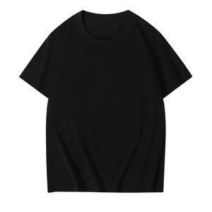 T-shirt uniforme en coton pur tricoté 220g à manches courtes, personnalisé avec logo OEM, pour hommes et femmes, idéal pour les remises de diplômes - Product Image 1
