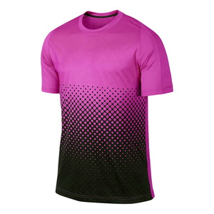 Nouveaux T-shirts pour hommes ODM de haute qualité, 100% coton, sublimation, avec design tendance Ringer, Fortleo - Product Image 1