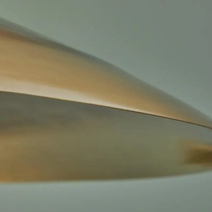 High End Quality Minimalist Bronze Pendant Light <b>Arch</b> Shape Metal Ceiling Fixture Lighting <b>Decorations</b> - Product Image 5
