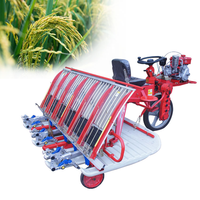 BSM 6-8 rangées haute 8HP 2WD tracteur à pied plantation de graines de riz transplanteur moteur Diesel moteur engrenage entraînement multifonctionnel haute