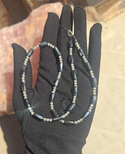 ลูกปัดมอยส์ซาไนต์ทรงแฟนซีสีขาวและสีดำขนาด 3 มม. งานแฮนด์เมด คุณภาพ AAA สำหรับทำเครื่องประดับและสินค้าอื่นๆ - Product Image 5