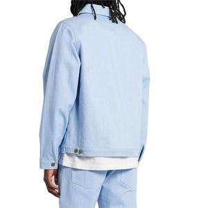 Chaqueta de trabajo de lona de algodón transpirable para invierno Chaqueta de trabajo de mezclilla personalizada de moda informal de talla grande - Product Image 2