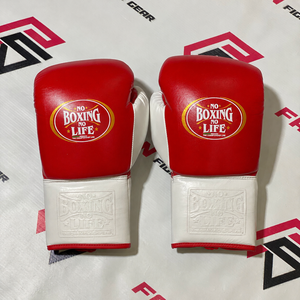No Boxing No Life, gants de boxe en cuir véritable, entièrement noirs, sur mesure, à lacets, séchage rapide, pour le sparring et les arts martiaux mixtes. - Product Image 3