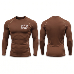 เสื้อคอมเพรสชั่นแขนยาวจากผู้ผลิต OEM รุ่นใหม่ล่าสุด ดีไซน์ทันสมัย - Product Image 1