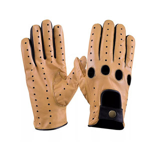 Guantes de Seguridad de Cuero de Alta Calidad para Invierno, de Color Sólido, Unisex, para Conducir, con Protección Completa para los Dedos, Disponibles en Todos los Tamaños - Product Image 1