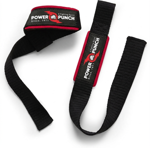 Lifting Wrist Straps for Weightlifting Bodybuilding Powerlifting <b>Strength</b> <b>Training</b> Deadlifts Padded Neoprene with 18 inch Cotton - Product Image 2