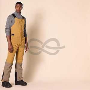 Overol de Nieve Aislante y Resistente al Agua para Hombre, Equipo de Invierno Duradero para Frío Extremo, Tirantes Ajustables, Rodillas Reforzadas, para Esquí - Product Image 2