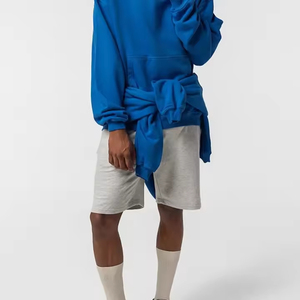 Custom Logo Premium 420gsm Streetwear <b>Men</b> Hoodie Stringless Blank Heavyweight Oversized Unisex Embossed 100% Cotton <b>Pullover</b> - Product Image 2