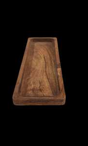 Plateau de service rectangulaire en bois de manguier, planche en bois pour thé, café, dessert - Product Image 4
