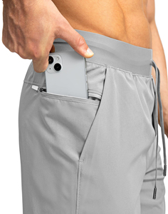 Shorts en maille pour hommes, shorts de sport personnalisés avec logo, shorts de gym, shorts de basket-ball, streetwear athlétique, shorts décontractés pour hommes - Product Image 6