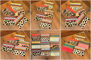 Haute qualité coloré en cuir recyclé mince minimaliste porte-carte de crédit poche avant portefeuille porte-carte d'identité pour hommes et femmes - Product Image 2