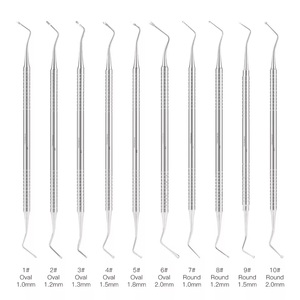 Hemingway Fig. 3 TRINOVO Curettes d'os d'instruments chirurgicaux dentaires manuels pour la chirurgie dentaire - Product Image 2