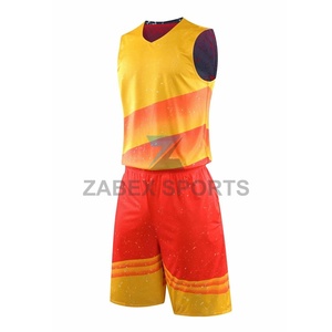 ชุดยูนิฟอร์มบาสเก็ตบอลสไตล์โมเดิร์นสำหรับทีมชายหญิง ระบายเหงื่อได้ดี ไซส์พลัส เสื้อแข่งประสิทธิภาพสูง ปรับแต่งสีและโลโก้ได้ - Product Image 2