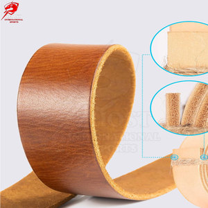 Ceinture en cuir pour homme, design personnalisé haut de gamme, fabriquée en cuir souple avec boucle argentée durable, en vente en ligne - Product Image 2