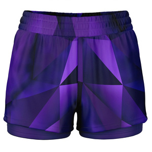 Vêtements de sport pour femmes avec logo personnalisé, shorts intégrés 2 en 1, légers et performants, pour le sport et l'entraînement - Product Image 2