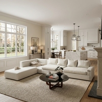 Service de personnalisation complet pour toute la maison, design d'intérieur de manoir de luxe royal européen, mobilier sur mesure, solution clé en main
