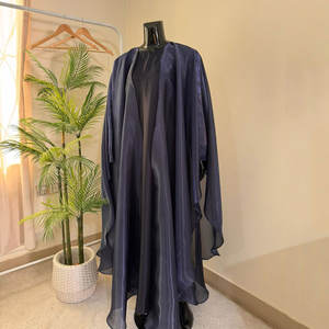 Nuevo Diseño Abaya Musulmana para Mujer, Estilo Árabe Modesto, Holgada, Informal, Cuello Alto, Larga hasta el Suelo, Ligera y Transpirable - Product Image 2