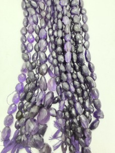 Cuentas de Amatista Roja Natural Facetada en Forma de Pepita, Certificadas por Terceros, para Fabricantes, Proveedores y Venta al por Mayor - Product Image 5