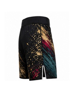 Pantalones Cortos de MMA Ligeros de Alta Calidad, Diseño Sublimado, Cintura Elástica, Tela Suave, Ropa de Artes Marciales para Adultos, 100% - Product Image 1