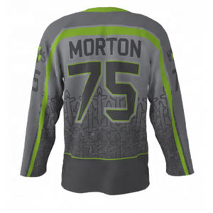 Jersey de Hockey sobre Hielo Personalizado Profesional con Logotipo Bordado y Sublimado para Equipos Juveniles - Product Image 2