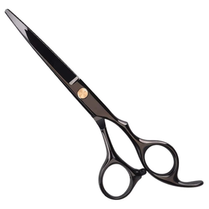 High Manufacturer Customized Logo Stainless Steel Hair Scissors Barber Straight Blade Design with Personalized Logo - Product Image 2
