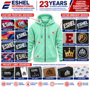 Fournisseur de sweats à capuche zippés de marque de mode pour la production en gros de collections personnalisées pour la production en gros de marques privées internationales - Product Image 5