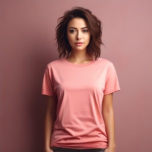 T-shirt imprimé avec logo personnalisé pour femmes, 100% coton, épaules tombantes, surdimensionné, coupe ample pour les filles, vente en gros OEM - Product Image 4