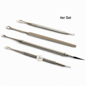 Set de 4 Herramientas para el Cuidado Facial, Extractor de Puntos Negros, Limpiador de Oídos NATRA Inox - Product Image 2