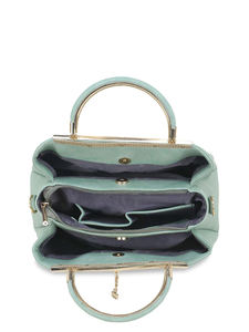 Bolso de Hombro Vintage de Cuero Genuino para Mujer, Estilo Vestido, con Patrón de Caramelos Naranjas, Suave, Elegante y de Lujo - Product Image 3