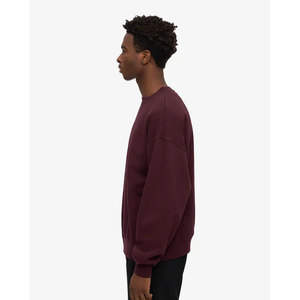 Sudadera de Invierno de Alta Calidad para Hombre, Lisa, con Mangas Raglán, de Algodón Grueso y Felpa, Suministro de Ropa OEM - Product Image 2