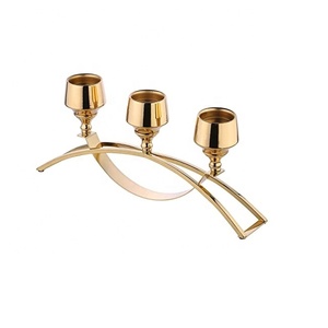 Bougie gravée à la main support de bâton mariage et décoration de la maison bougie décorative en métal support votif - Product Image 4
