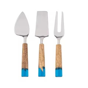 ชุดมีดชีสหรูหรา สแตนเลส อุปกรณ์ตัดชีส อุปกรณ์เสริมสำหรับเสิร์ฟในครัว ชุดเตรียมอาหาร - Product Image 5