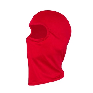 Bonnet tricoté d'hiver personnalisé avec logo brodé, cagoule masque facial 100% polyester, unisexe, pour usage quotidien, décontracté, adulte, fête, ski, plage - Product Image 3