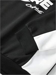 เสื้อสเวตเชิ้ตผู้ชายทรงโอเวอร์ไซส์ คอกลม แขนยาวแบบแร็กแลน ลายกราฟิก ทันสมัย - Product Image 6