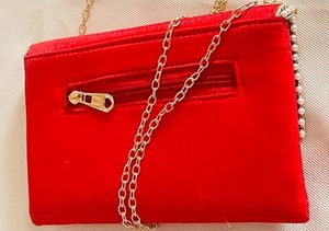 Beautiful Embroidered Clutch <b>Purse</b> for Ladies with Colorful Handwork and Elegant Wedding Party Style <b>Cheap</b> Deal - Product Image 4